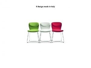 Il design made in Italy Fase motivazionale Att