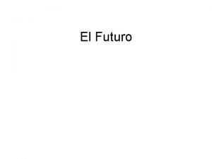 Talk en futuro