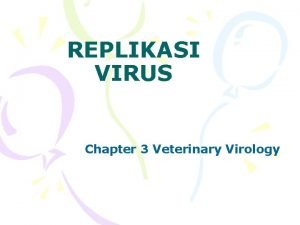 REPLIKASI VIRUS Chapter 3 Veterinary Virology Pendalaman Tentang