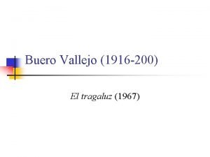 Buero Vallejo 1916 200 El tragaluz 1967 El