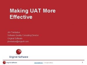 Uat meaning