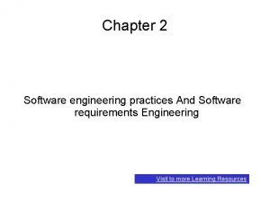 Planning practices in software engineering