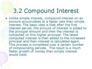 Compounding periods Compounding periods