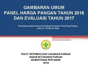 Sistem informasi panel harga