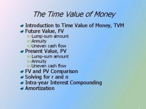 Pv of cash flows formula