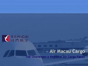 Air macau cargo