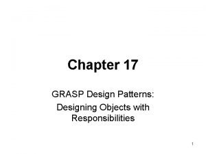 Grasp design pattern