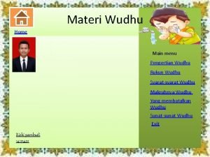 Gambar anggota wajib wudhu