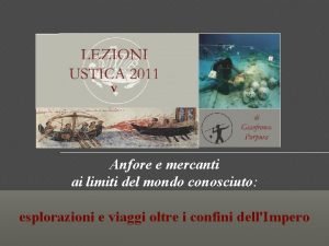 Anfore romane classificazione