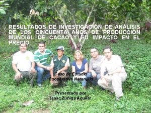 RESULTADOS DE INVESTIGACIN DE ANLISIS DE LOS CINCUENTA