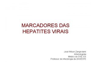 Marcadores hepatite b