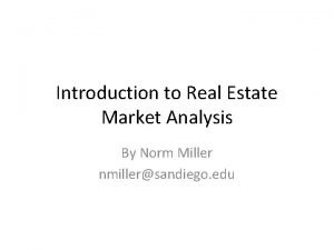 Norm miller real estate