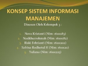Sistem informasi strategis