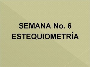 Estequiometra