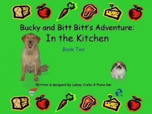 Bucky and Bitts Adventure In the Kitchen Book