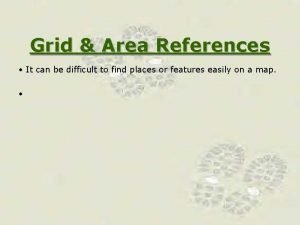 How to find area reference