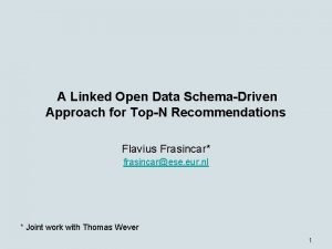 A Linked Open Data SchemaDriven Approach for TopN