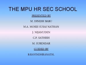 Mpu hr