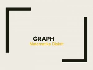 GRAPH Matematika Diskrit PENGENALAN GRAPH Suatu diagram yg