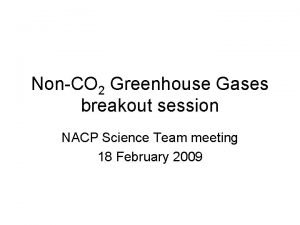 What are the greenhouse gases