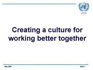 Working better together