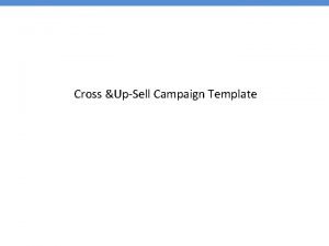 Cross UpSell Campaign Template Cover Page 4 Your