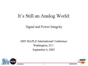 Signal integrity