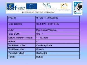 Sulfid olovnatý Sulfid olovnatý