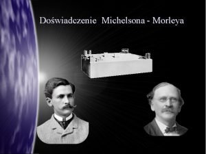 Doświadczenie michelsona-morleya