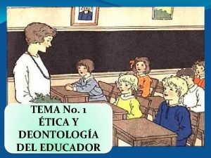 Deontologia del docente