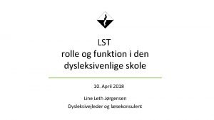 Dysleksivenlig skole