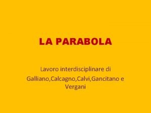 Parabola nell'architettura Parabola nell'architettura