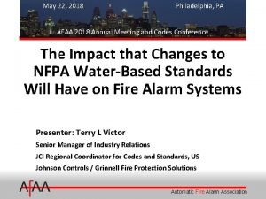 Philadelphia PA May 22 2018 AFAA 2018 Annual