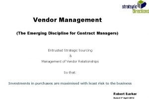 Raci contract management