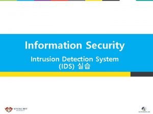 Information Security Intrusion Detection System IDS Snort 838