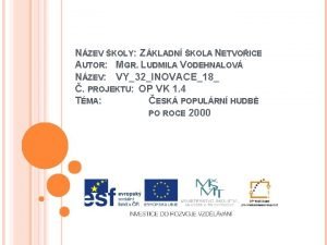 NZEV KOLY ZKLADN KOLA NETVOICE AUTOR MGR LUDMILA