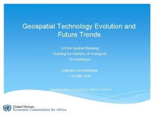 Gis evolution and future trends