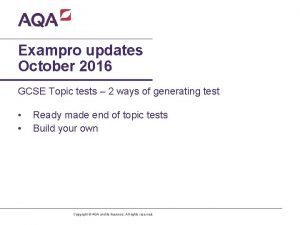 Aqa exampro