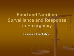 Nutrition emergency definition
