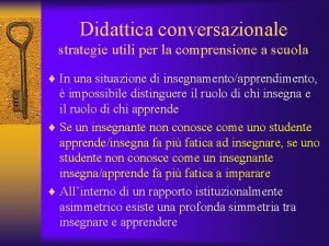 Didattica conversazionale