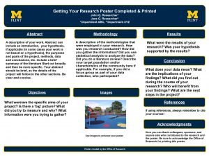 Academic poster examples