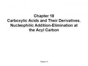 Decarboxylation of carboxylic acid
