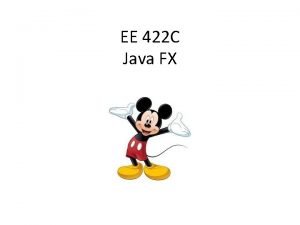 Javafx events