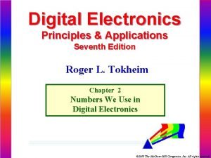 Digital Electronics Principles Applications Seventh Edition Roger L