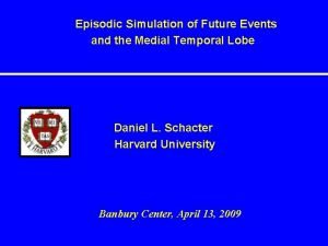 Constructive episodic simulation hypothesis