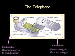 Telephone loudspeaker