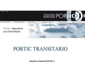 Portic transportistas