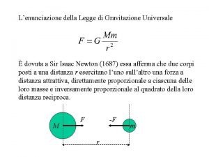 Legge di gravitazione universale
