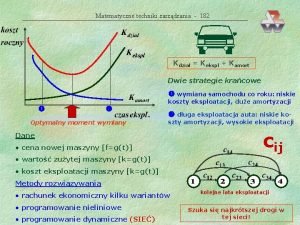 Matematyczne techniki zarzdzania 182 Kdzia Kekspl Kamort Dwie