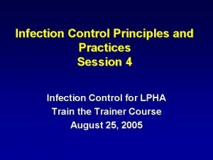Transmission based precautions Transmission based precautions